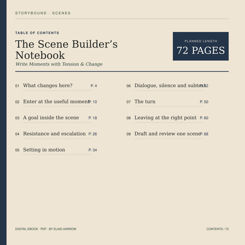 The Scene Builder’s Notebook